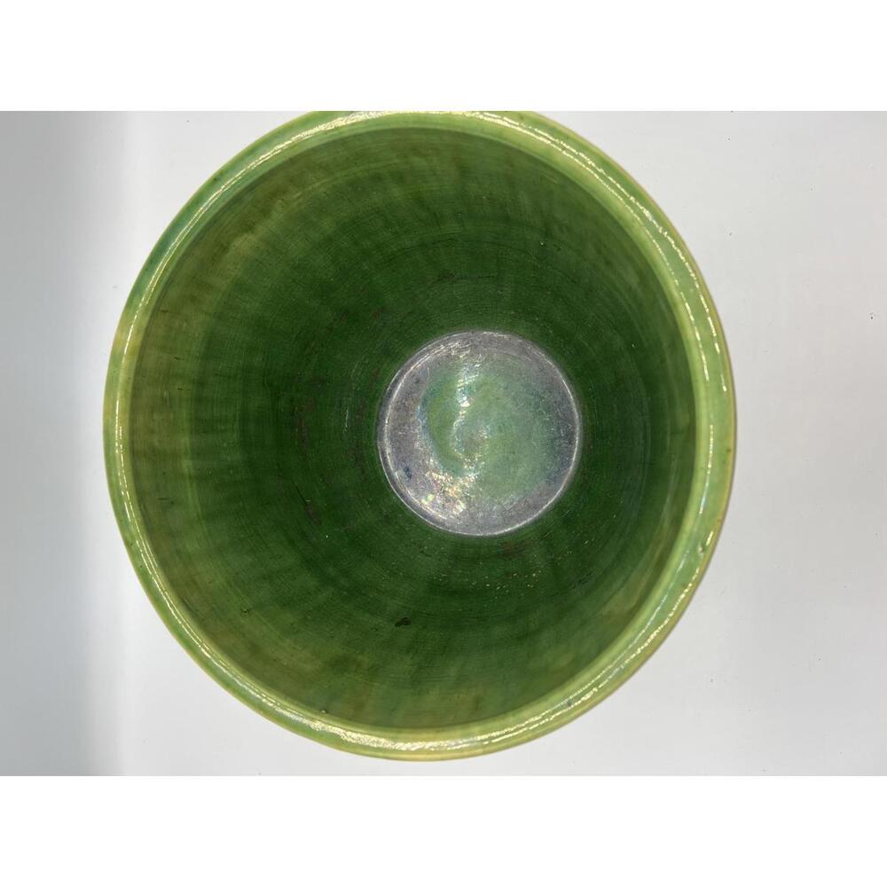 Weller Clinton 1900s Green Glazed Jardiniere Planter - Picture 3 of 4